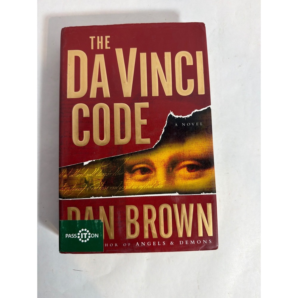 The Da Vinci Code by Dan Brown Hardcover Novel Mystery Thriller Book